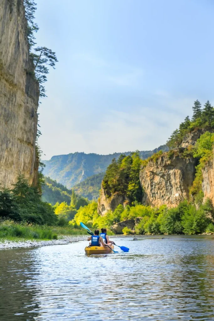 Canoeing in the Gorges du Tarn Straits