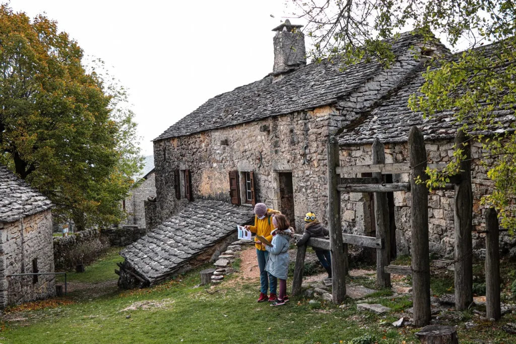 A family visit to the Ferme Caussenarde d