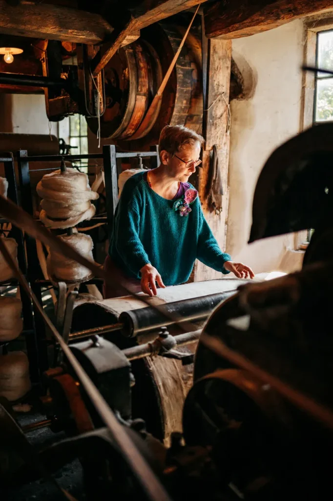 A tour of the Calquières spinning mill in Langogne