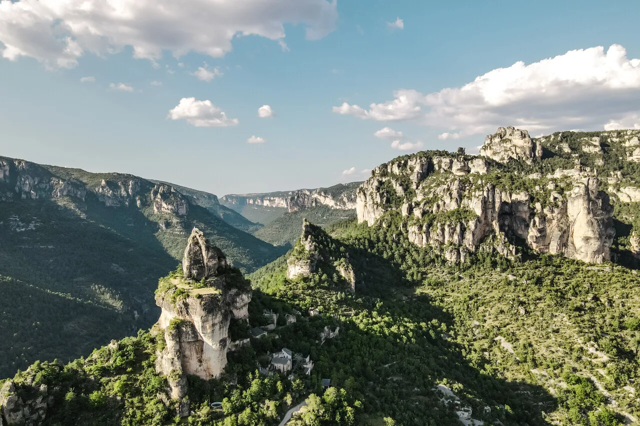 Panorama rocher de Capluc