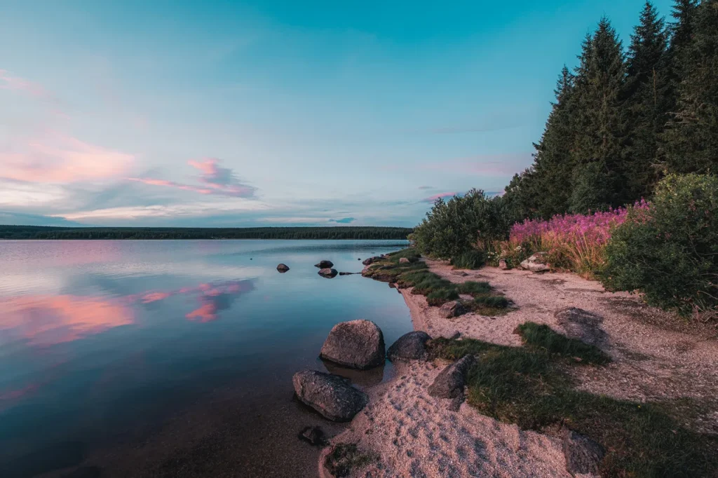 Sunset at Lake Charpal