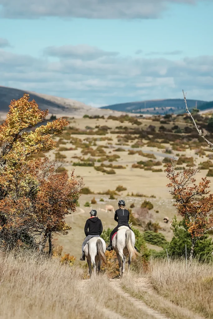 Horse ride on the Causse Méjean