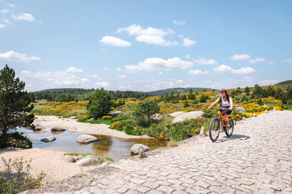 Electric mountain bike: Le Pont du Tarn
