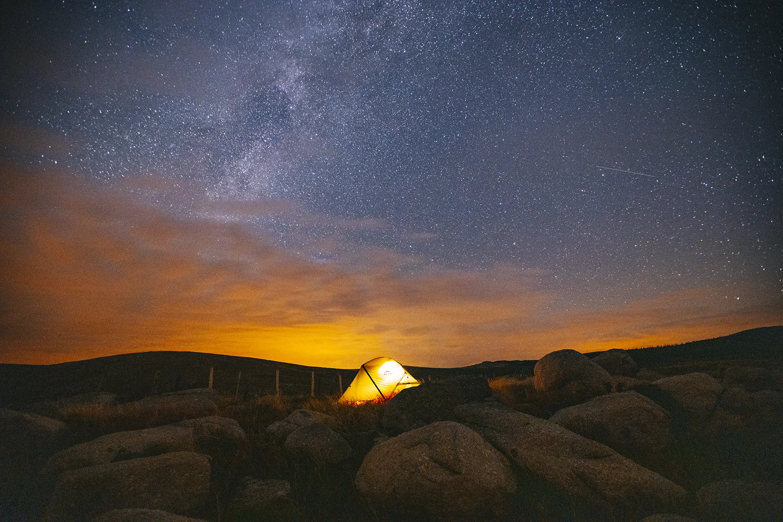 Bivouac sous le ciel étoilé