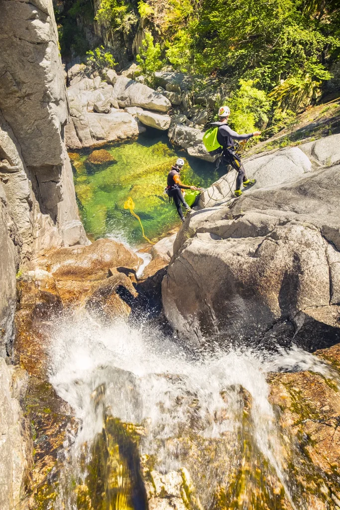 Canyoning in the Fustugère Canyon
