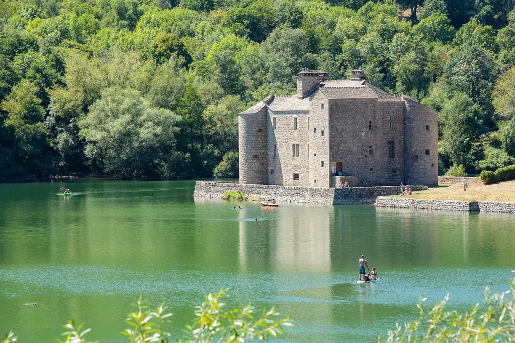 Castanet Castle on Lake Villefort