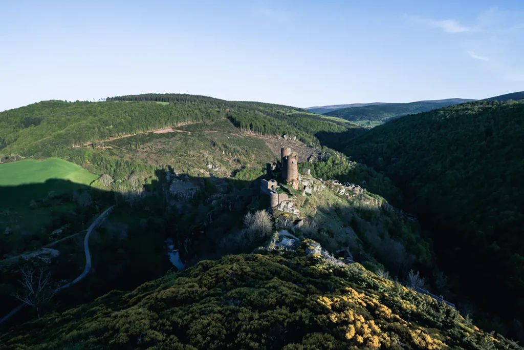 View of the Château du Tournel