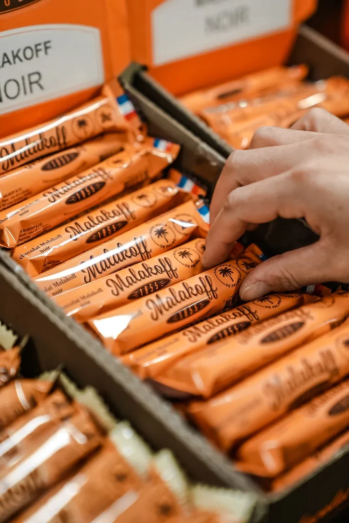 Malakoff chocolate bars