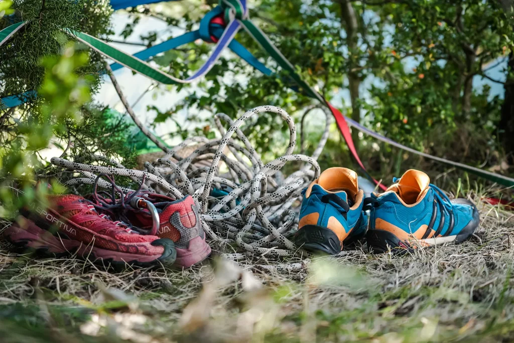 Climbing shoes