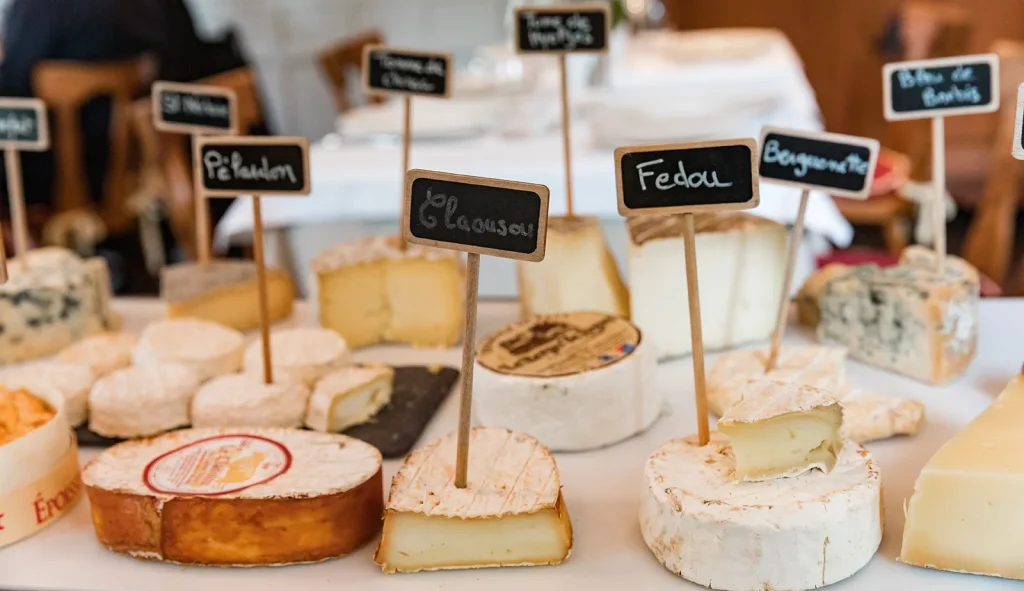 Cheese platter at L’Adonis
