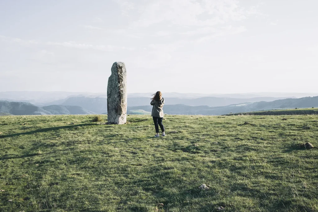 Menhir on Mont-Lozère