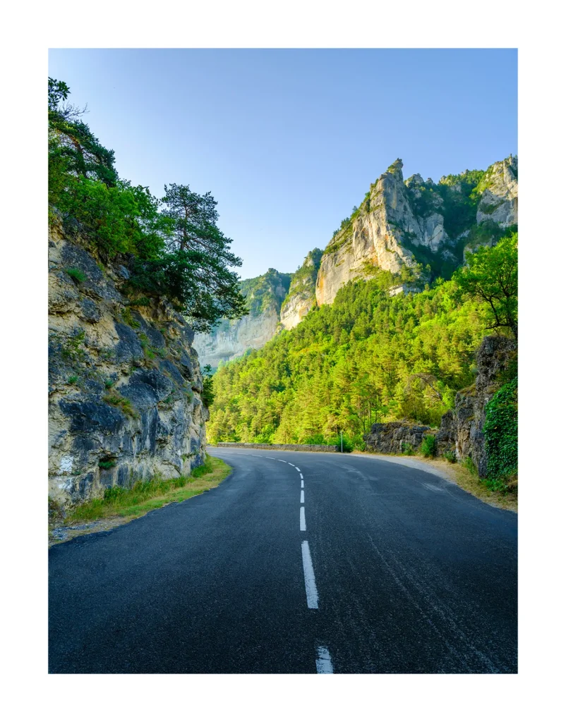 Route dans les Gorges du Tarn