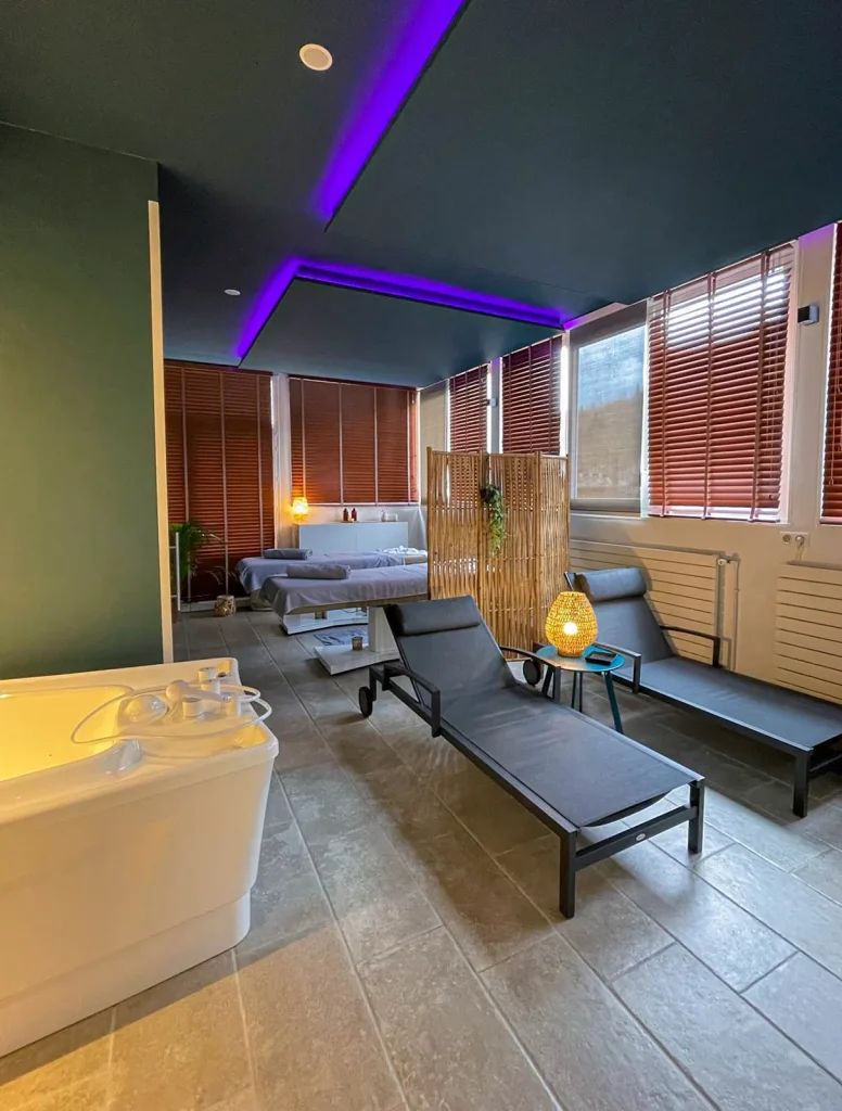 Duo treatment room at the Bagnols-les-Bains spa