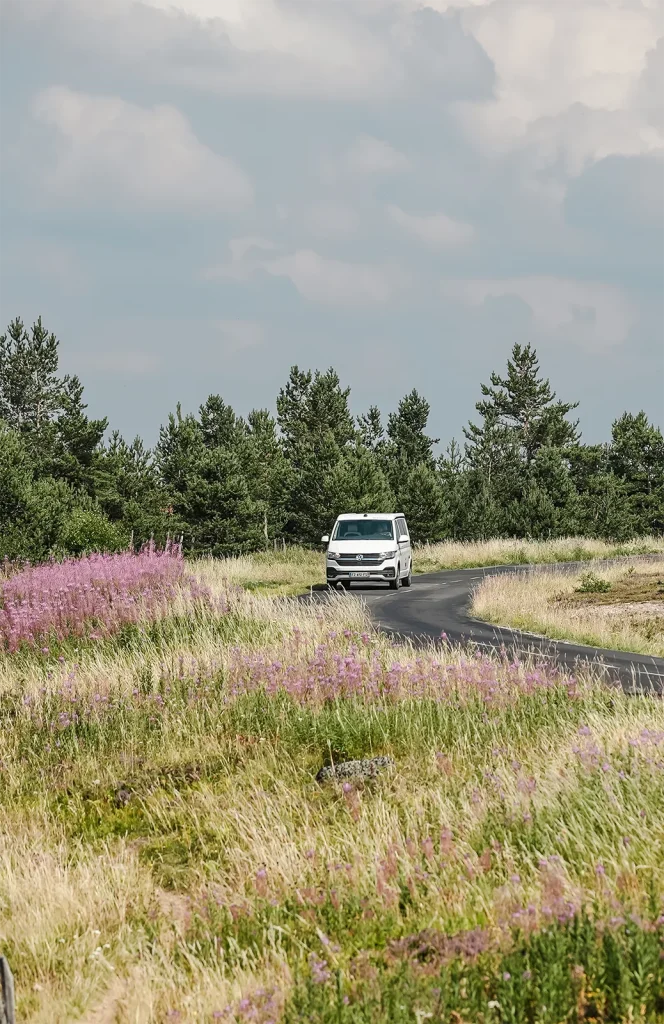 Van in the Aubrac region
