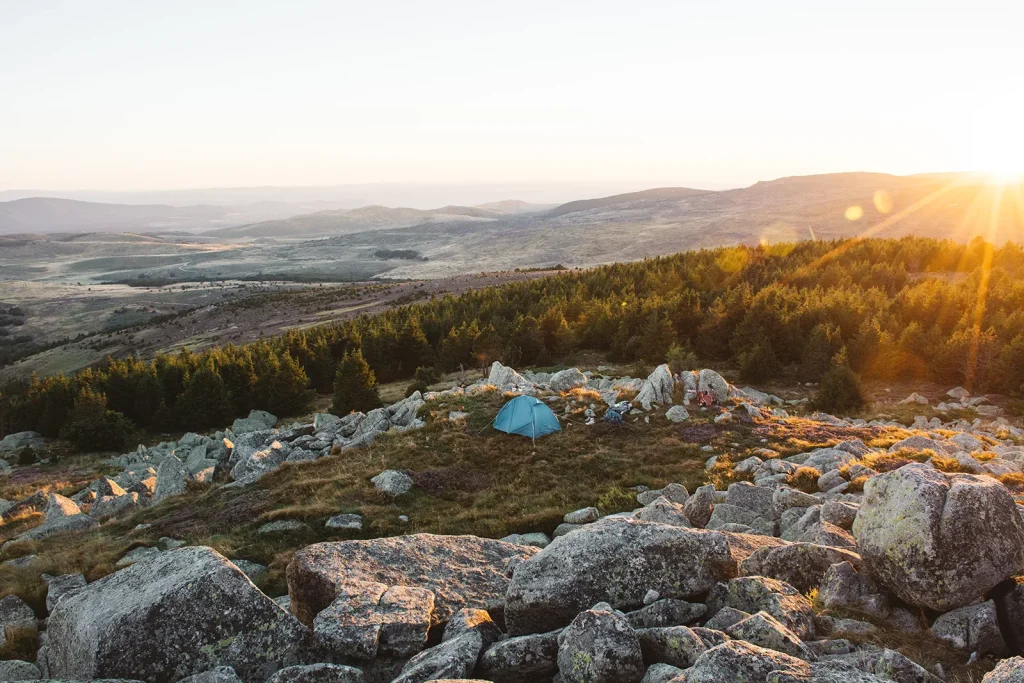 Camping on Mont-Lozère