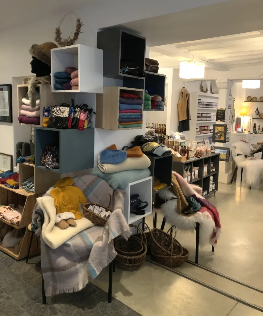 Shop area at the Maison de la Lozère in Paris