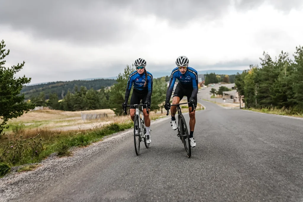 Cycling ascent of the Col de Finiels