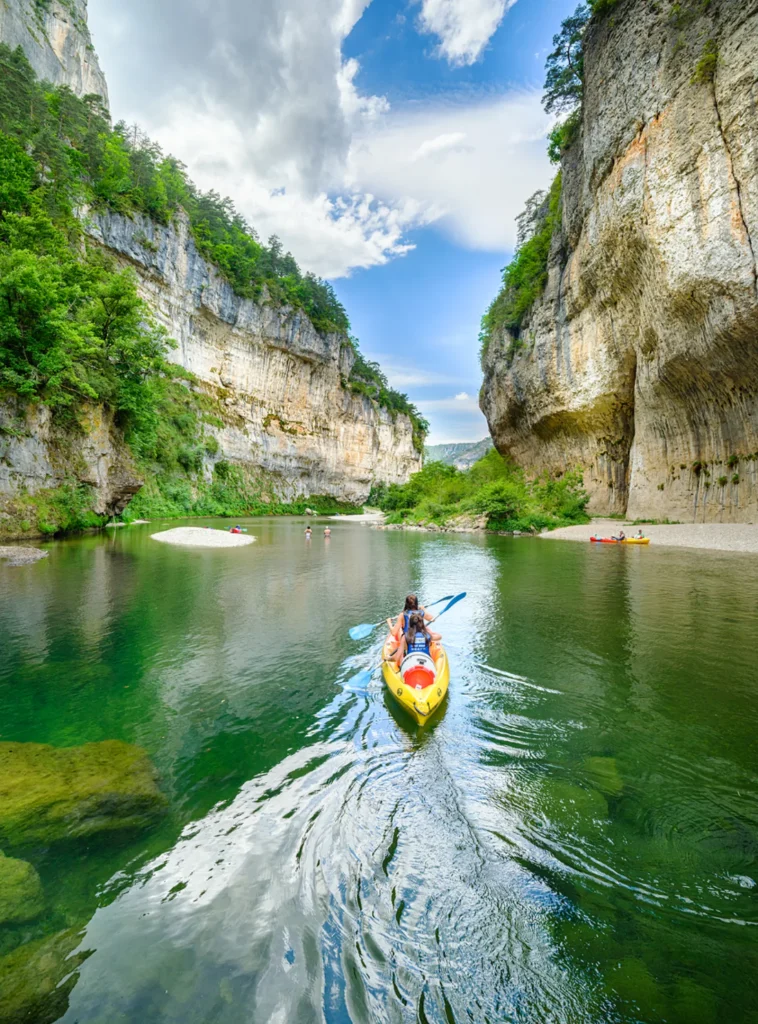 Canoë dans les Gorges du Tarn.