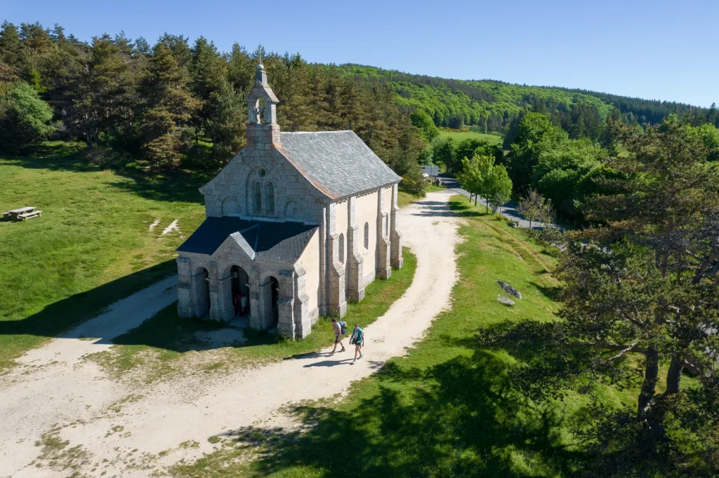 The Church of Saint-Roch on the Way of St James.