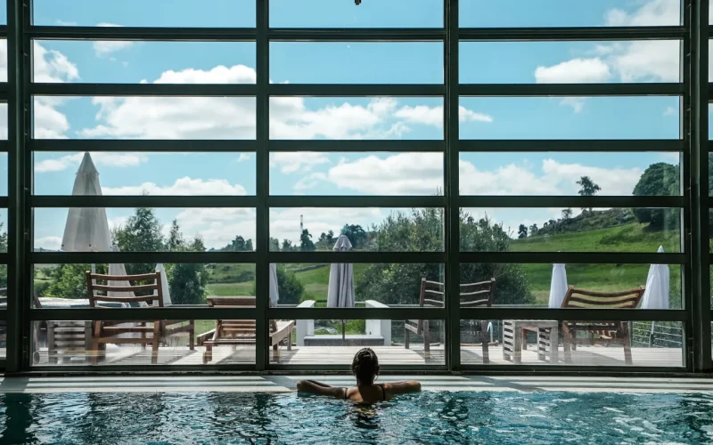 Piscine de la station thermale de la Chaldette