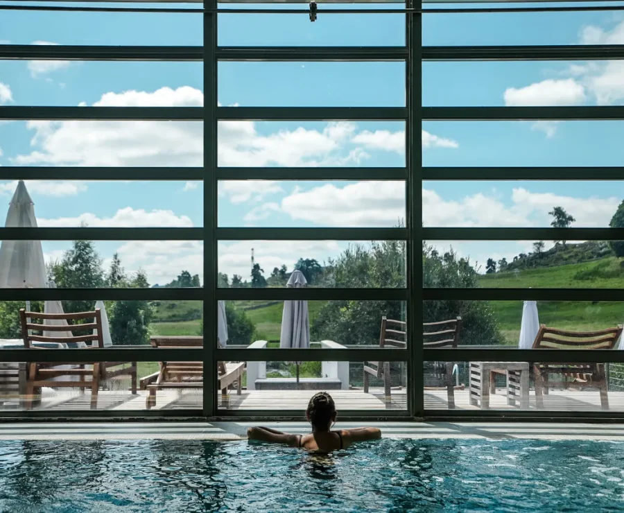 Piscine de la station thermale de la Chaldette