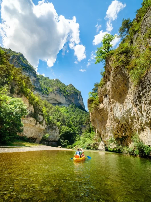 Canoë dans les Détroits des Gorges du Tarn