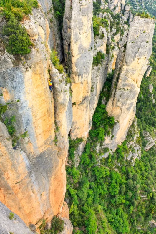 Escalade dans les Gorges de la Jonte