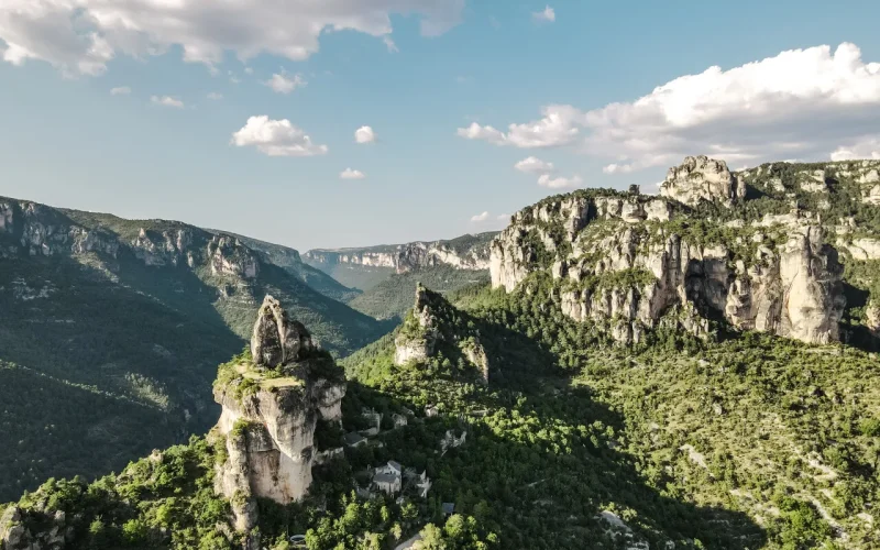 Panorama rocher de Capluc