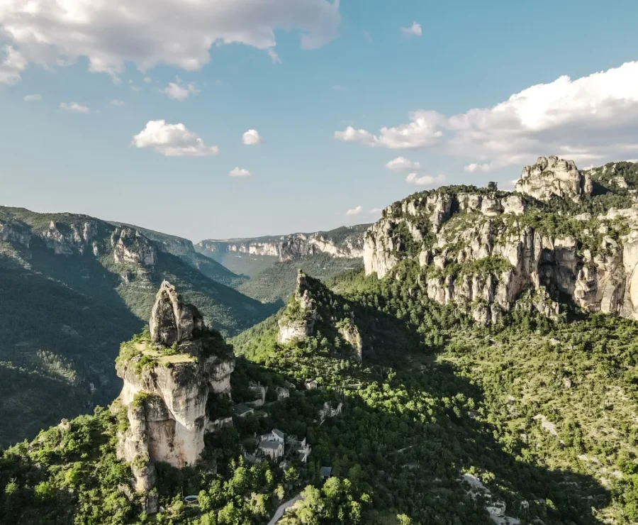 Panorama rocher de Capluc