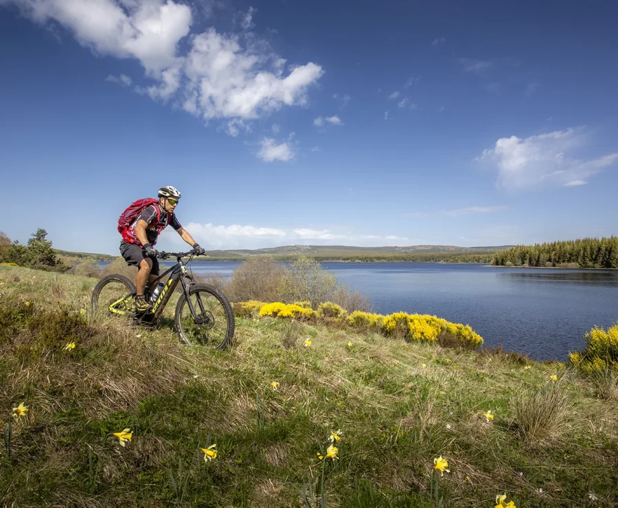 VTT au lac de charpal
