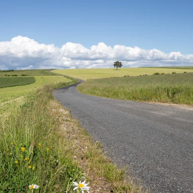 Route sur le Causse Méjean