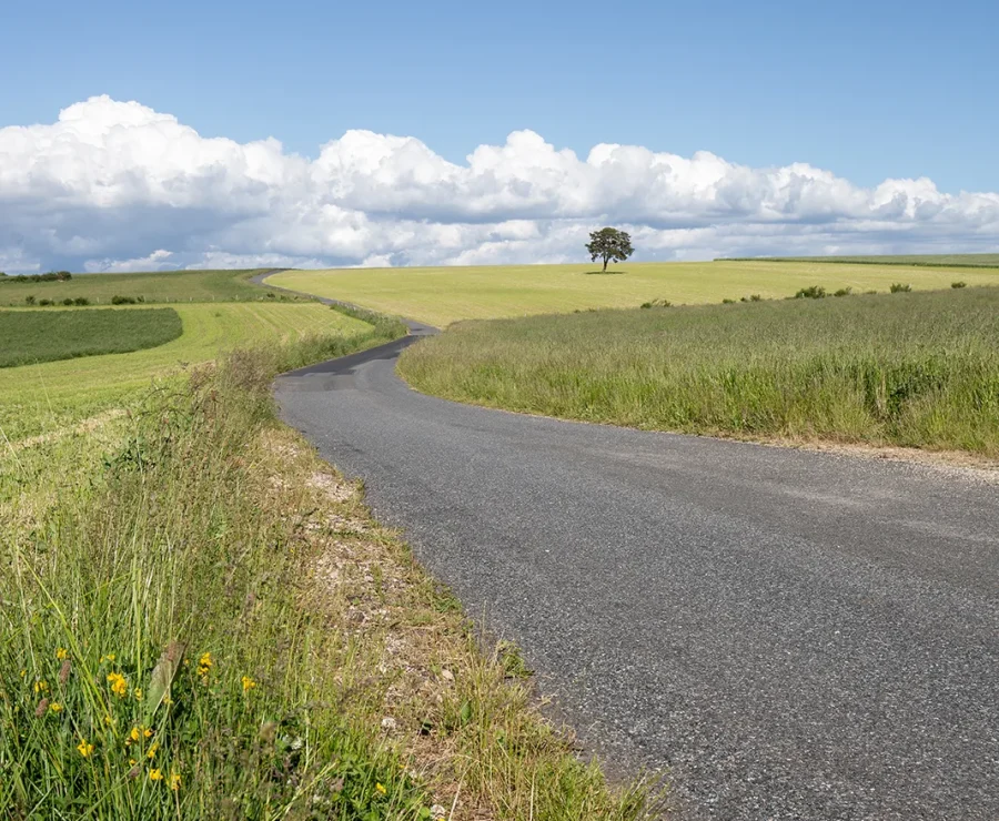 Route sur le Causse Méjean