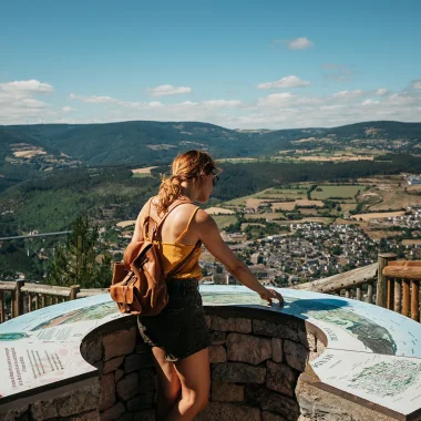 Panorama de la croix du Mont-Mimat