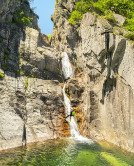 Canyoning dans le canyon du Fustugère