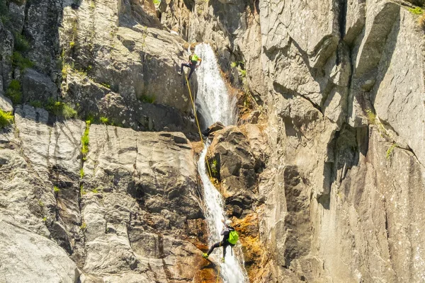 Canyoning dans le canyon du Fustugère