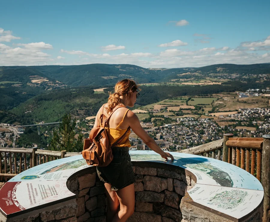 Table d'observation Croix du Mont-Mimat