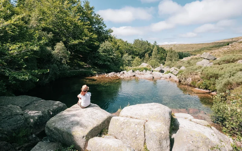 Baignade sur le Mont-Lozère