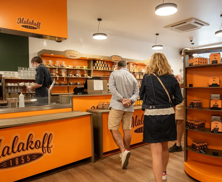 Boutique de chocolats Malakoff à Banassac