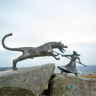 Statue de la Bête du Gévaudan