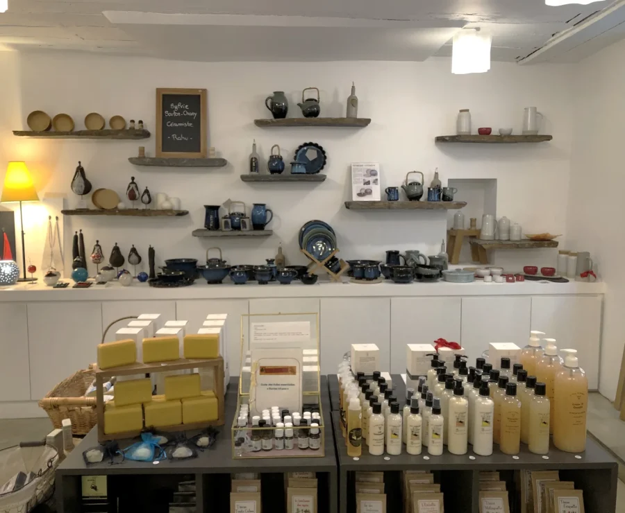 Espace boutique à la Maison de la Lozère à Paris