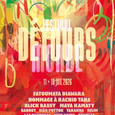 Affiche festival Détours du monde