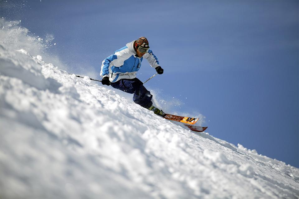 Du ski alpin en Lozère