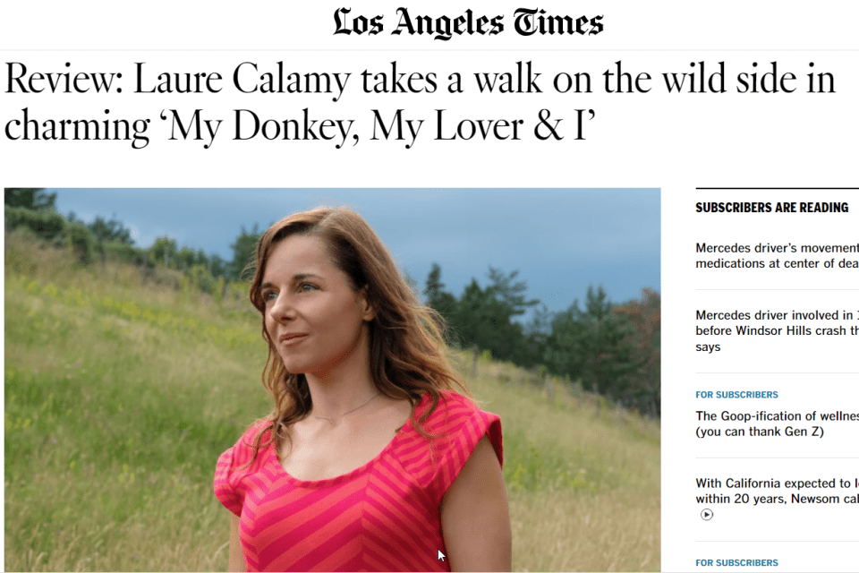 Los Angeles Times - Antoinette dans les Cévennes